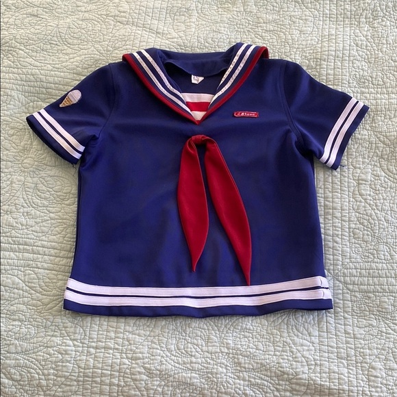 Stranger Things Steve’s S3 Work Uniform Costume Top - Picture 1 of 2